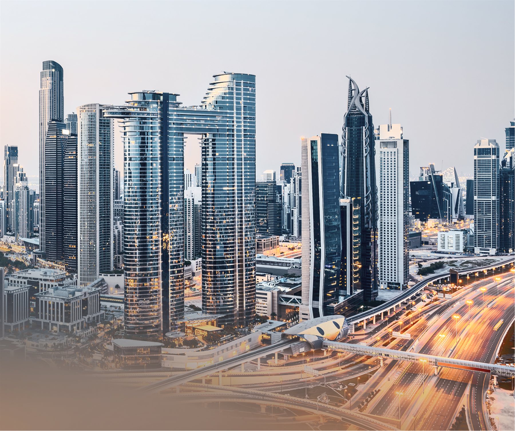 Dubai skyline — PLM property marketplace